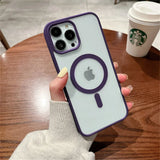 MagSafe Magnetic Wireless Charging Case for iPhone 17, 16, 15, 14, 13, 12, 11 – Clear Hard Acrylic Cover (Pro / Max / Mini / Plus)