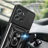 Motorola Moto G56 Case Shockproof Ring Stand Phone Cover