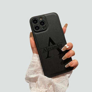 iPhone Personalised Leather Phone Case