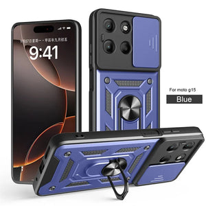 Motorola Moto G56 Case Shockproof Ring Stand Phone Cover