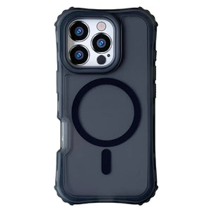 Frosted 3-in-1 MagSafe Phone Case for iPhone 16 17pro max 15 Pro 14 13 12 11 Magnetic Wireless Charging Hard PC Shockproof Cover