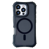 Frosted 3-in-1 MagSafe Phone Case for iPhone 16 17pro max 15 Pro 14 13 12 11 Magnetic Wireless Charging Hard PC Shockproof Cover