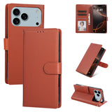 Wallet Phone Case with PU Leather, Card Holder Slot & Foldable Front Cover – Elegant Protection for Apple iPhone 17 Air