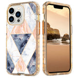 Fit iPhone 16 Pro 6.3" Phone Case, Marble Pattern Slim Shockproof Full Body Protective Rugged Cover For iPhone 16 Pro MAX 6.9
