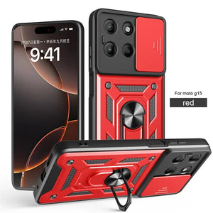 Motorola Moto G56 Case Shockproof Ring Stand Phone Cover