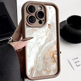 Marble Case For iPhone 16 Pro Max Case iPhone 13 15 11 17 12 14 Pro Max XR 7 8 Plus SE Shockproof Soft TPU Silicone Phone Cover
