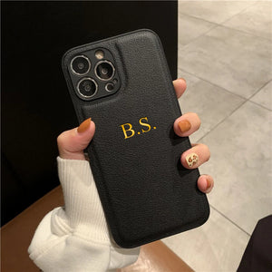 iPhone Personalised Leather Phone Case
