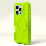 Frosted 3-in-1 MagSafe Phone Case for iPhone 16 17pro max 15 Pro 14 13 12 11 Magnetic Wireless Charging Hard PC Shockproof Cover