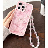 Pink Bow iPhone Charm Case