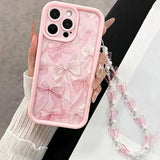 Pink Bow iPhone Charm Case