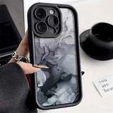 Marble Case For iPhone 16 Pro Max Case iPhone 13 15 11 17 12 14 Pro Max XR 7 8 Plus SE Shockproof Soft TPU Silicone Phone Cover