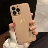 iPhone Personalised Leather Phone Case