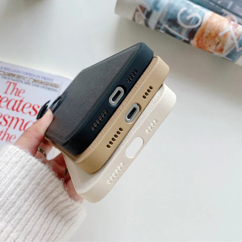 iPhone Personalised Leather Phone Case