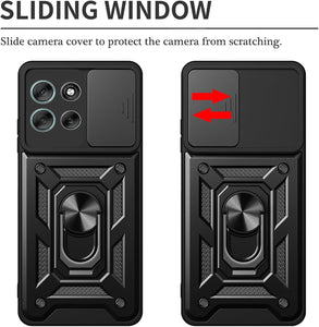 Motorola Moto G56 Case Shockproof Ring Stand Phone Cover