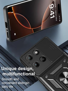 Motorola Moto G56 Case Shockproof Ring Stand Phone Cover